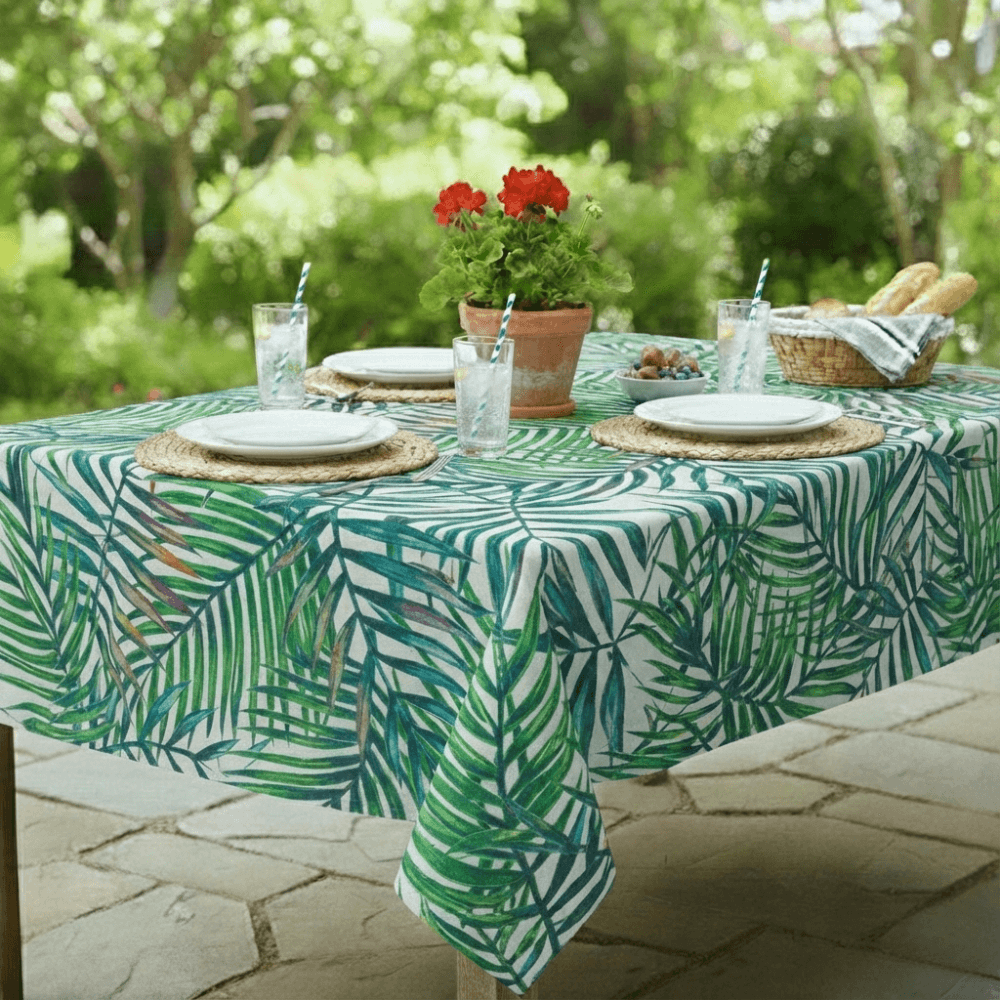 Chartwell Summer Outdoor/Indoor Water Repellent Tablecloth 144cm Wide