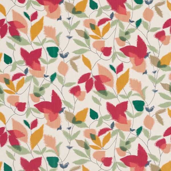 Akira Berry/Ochre/Pistachio Scion Oilcloth Tablecloth Matte Finish