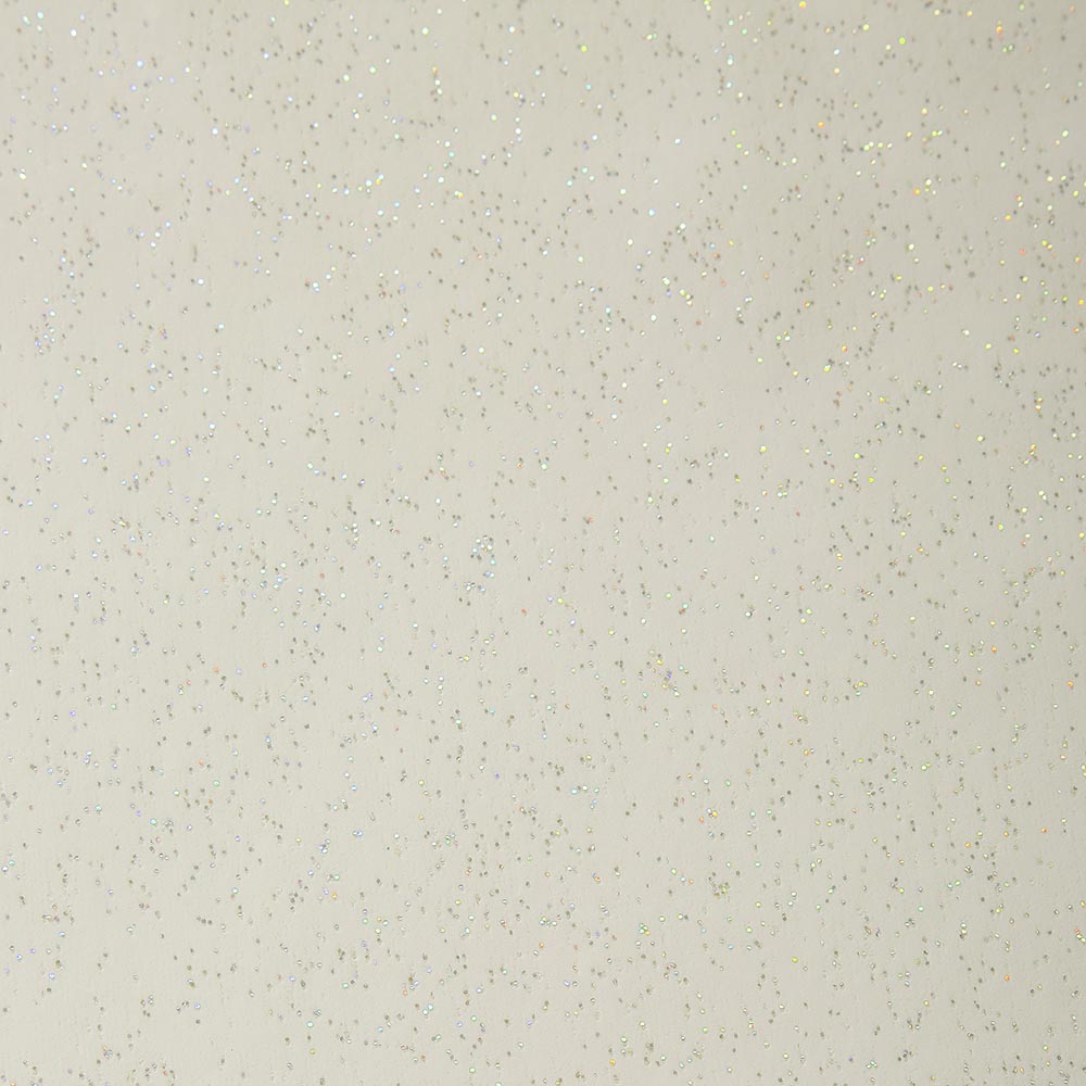 White Glitter Sparkle PVC Wipeclean tablecloth