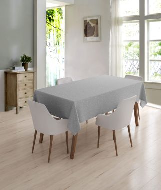 Light Grey Glitter Sparkle PVC Vinyl Wipe Clean Tablecloth (Limited stock)