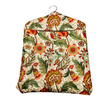 Burnt Orange Morris Oilcloth Peg Bag