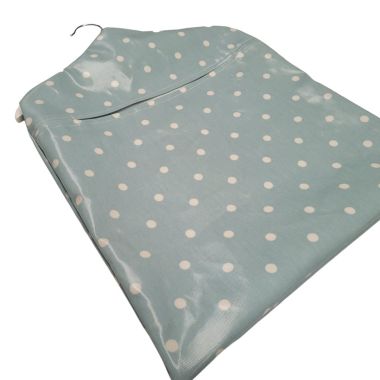 Duck Egg Polka Oilcloth Peg Bag