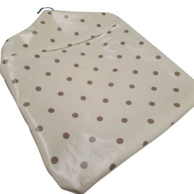 Dotty Natural Oilcloth Peg Bag