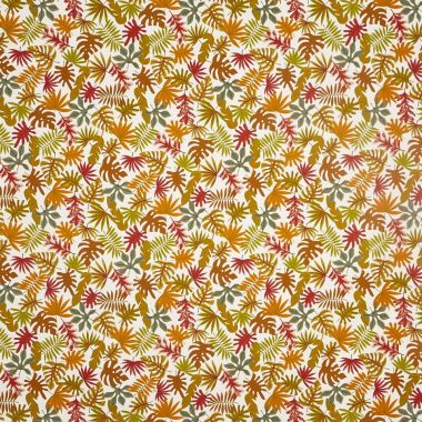 Autumn Botanic Leaves Matt Finish Wipe Clean Oilcloth Tablecloth