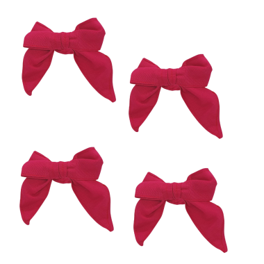 Plain Cerise Pink Fabric Napkin Ring