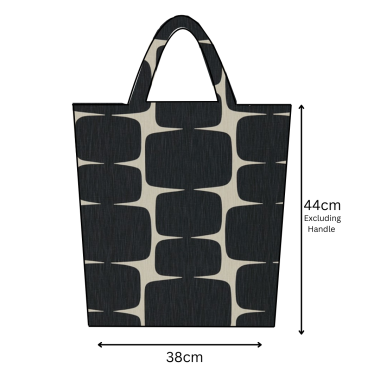 Lohko Liquorice/Hemp Scion Oilcloth Tote Bag