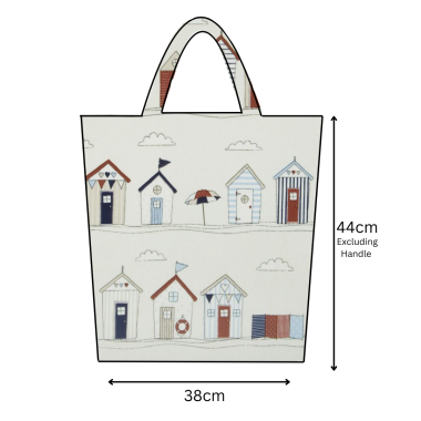 Shabby Chic Beach Houses Oilcloth Tote Bag