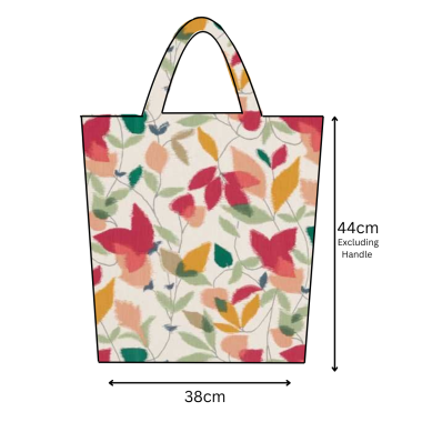 Akira Berry/Ochre/Pistachio Scion Oilcloth  Tote Bag