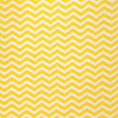 Crafting Quilting Cotton Fabric Ochre Yellow Chevrons