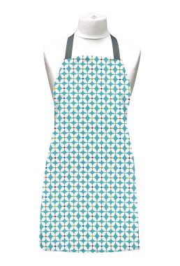 Duck Egg Marguerite Matte Adults Oilcloth Wipe Clean Apron