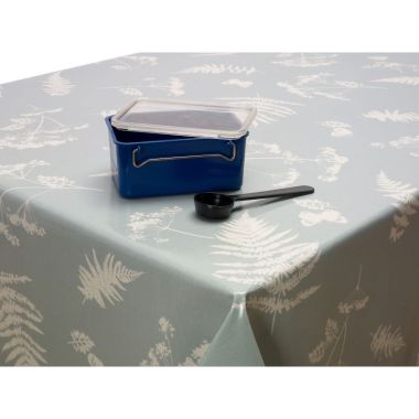 Duck Egg Moorland 20 Metre Roll Oilcloth Tablecloth