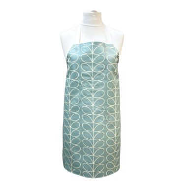 Duck Egg Linear Stem Oilclopth Adult Apron