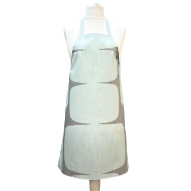 Scion Lohko Mist Duck Egg and Grey Adult and Child Oilcloth Apron