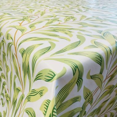 William Morris Willow Bough Monochrome Grey PVC Vinyl