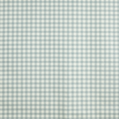 Duck egg Traditional Gingham Matte Finish Oilcloth Wipe Clean Tablecloth 