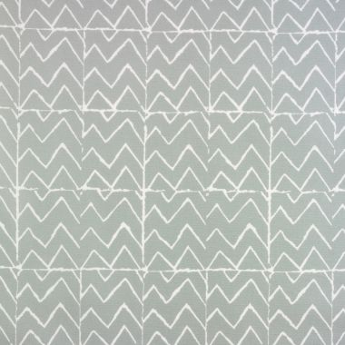 Mojave Stone Grey Chevrons 100% Cotton Curtain and Upholstery Fabric