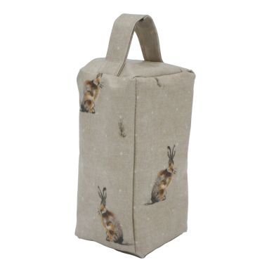 Hartley Hares Matte Oilcloth Door Stop - Unfilled