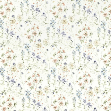 Laura Ashley Wild Meadow Chalk Pink Wipe Clean Acrylic Teflon Coated Tablecloth