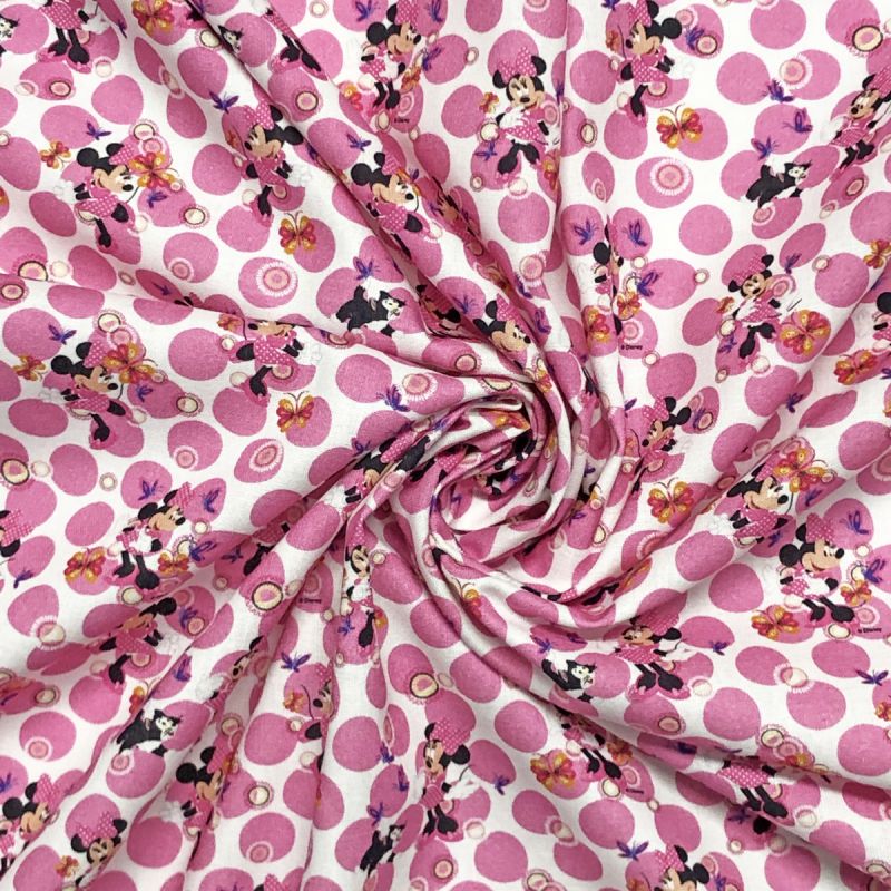 Buy this Disney 100 Minnie Polka Dot Cotton Crafting Fabric Online