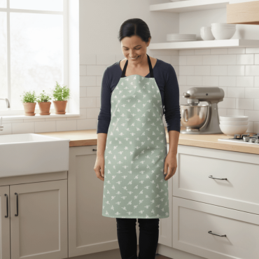 Duck Egg Bees Adult or Child Oilcloth Wipe Clean Apron