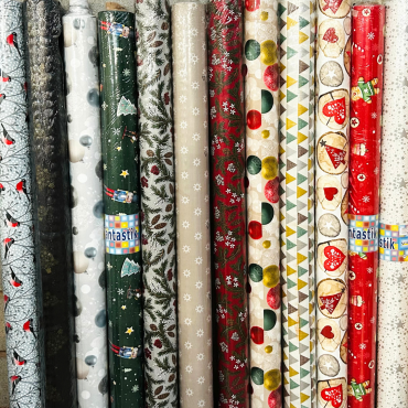 20 Metre Wholesale Roll Christmas PVC Vinyl 140cm Wide