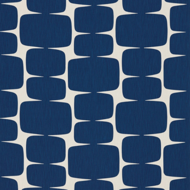 Lohko Indigo/Jasmine Scion Oilcloth Tablecloth Matte Finish