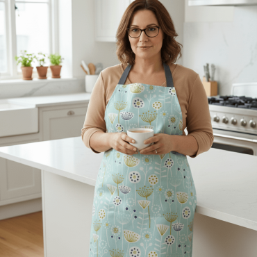 Bergen Duck Egg Adult or Child Oilcloth Wipe Clean Apron