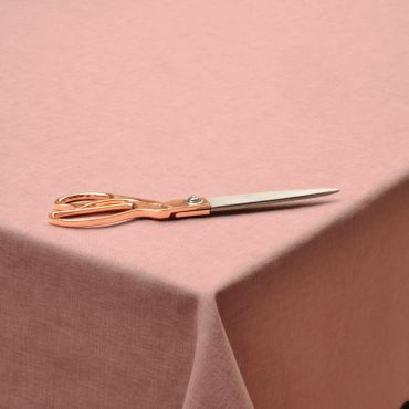 Plain Dusty Pink Polycotton Fabric Tablecloth