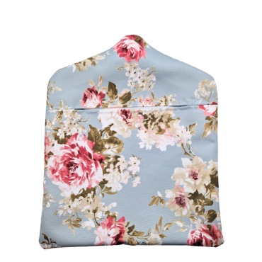 English Rose Dove Grey Outdoor Water Repellent Wipe Clean Peg Bag