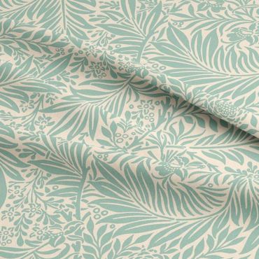  Crafting Quilting 100% Cotton Fabric William Morris Larkspur Duck Egg 