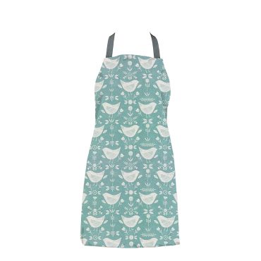 Narvik Duck Egg Adult or Child Oilcloth Wipe Clean Apron