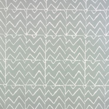 Mojave Stone Grey Chevrons 100% Cotton Curtain and Upholstery Fabric