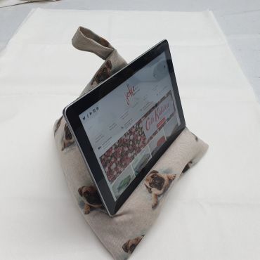 Pugs Dogs ipad/Tablet Cushion Stand Beani