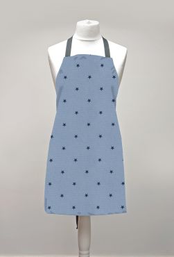 Blue Stars Adult or Child Oilcloth Wipe Clean Apron