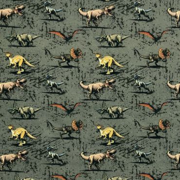 Disney 100% Cotton Brown Jurassic Park Crafting Dress Making Fabric