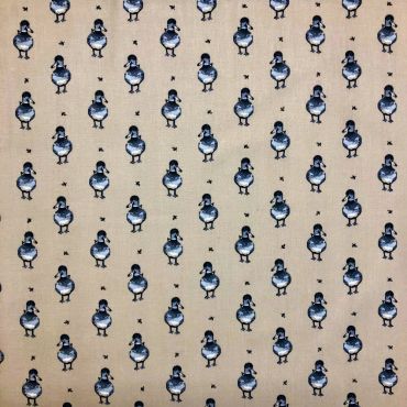 Delilah Duck Curtain and Upholstery Fabric