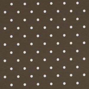 Dotty Chocolate Brown Polka Dot Curtain and Upholstery Fabric
