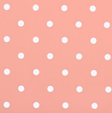 Dotty Rose Polka Dot Curtain and Upholstery Fabric