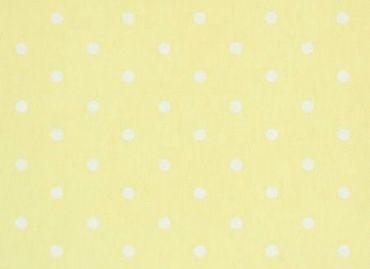 Dotty Yellow Polka Dot Curtain and Upholstery Fabric