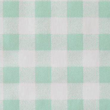 Taupe and White Gingham Check PVC Vinyl Wipe Clean Tablecloth