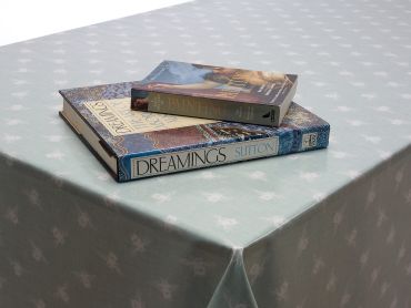 Natural Bees Oilcloth Tablecloth Fabric