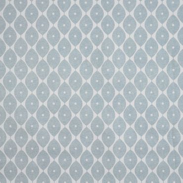 Duck Egg Geometric Ovals PVC Vinyl Wipe Clean Tablecloth