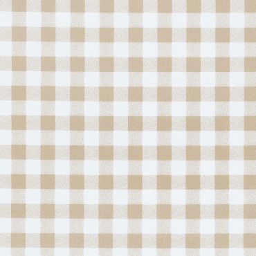 Yellow and White Gingham PVC Wipeclean Tablecloth