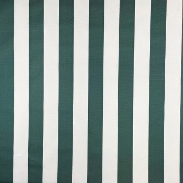 Outdoor Waterproof Fabric Green and White Stripes Fabric