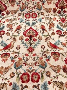 Tapestry Morris Birds and Flowers Curtain and Upholstery Fabric