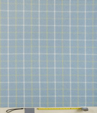 Lewis Parisian Blue Tartan Curtain and Upholstery Fabric