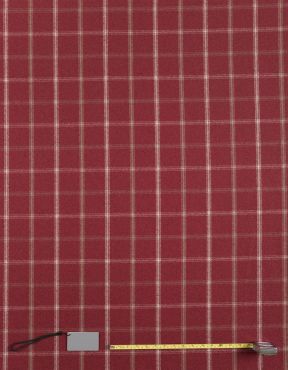 Lewis Red Tartan Curtain and Upholstery Fabric