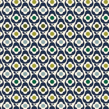 Orla Kiely Botanica Green Oilcloth