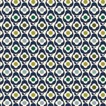 Orla Kiely Botanica Green Oilcloth