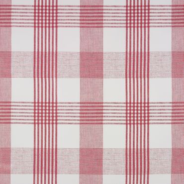 Red Light Check PVC Vinyl Wipe Clean Tablecloth